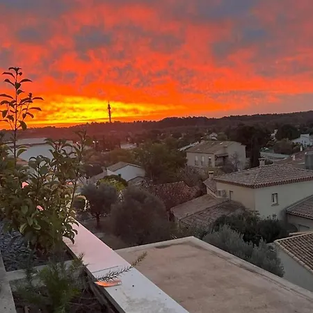 Apartment Appt Standing Rooftop Proche Montpellier *